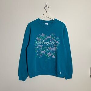 Vintage floral Yellowstone Russell crewneck